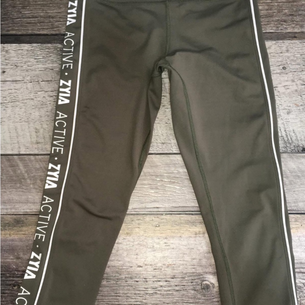 ZYIA Active Olive Green Leggings
